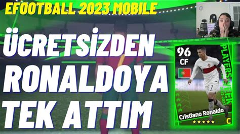 RONALDO ÇIKARMA TAKTİĞİ TEK ATTIM POTW RONALDO İLE İLK MAÇ EFOOTBALL