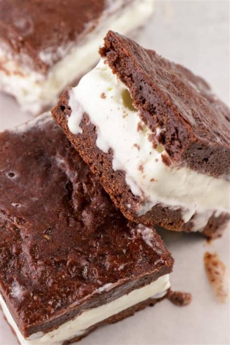 The Easiest Way To Make Brownie Ice Cream Sandwiches