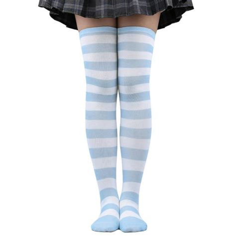 Extra Long Cotton Thigh High Socks Over The Knee High Socks Cotton Leg