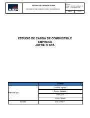 Estudio De Carga De Fuego Pdf Informe ESTUDIO DE CARGA DE FUEGO