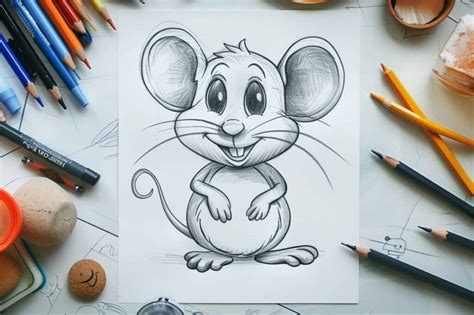 Découvrez comment dessiner une souris en quelques étapes simples