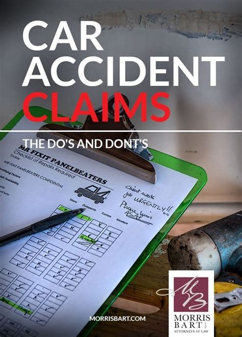 Car Accident Claims: The Do's and Dont's