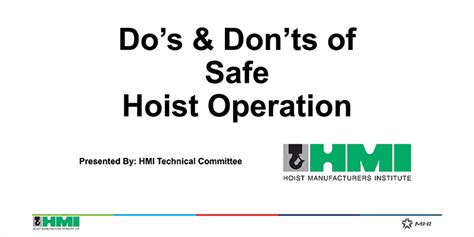 HMI Webinar Explores Hoist Safety Best Practices - Overhead Lifting