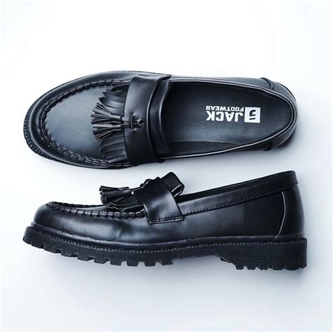 Jual Ziggy Full Black Manneedme X Jack Sepatu Loafers Pria Wanita