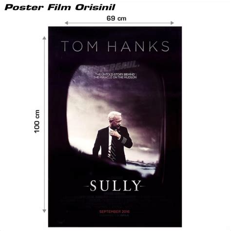 Movie Poster Sully Original Indonesian One Sheet Style B 69 X 100