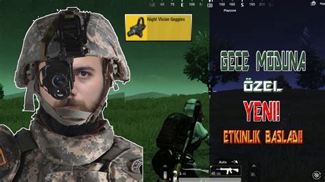 GECE MODU YENİ ETKİNLİK BAŞLADI Pubg Mobile Gece modu YouTube