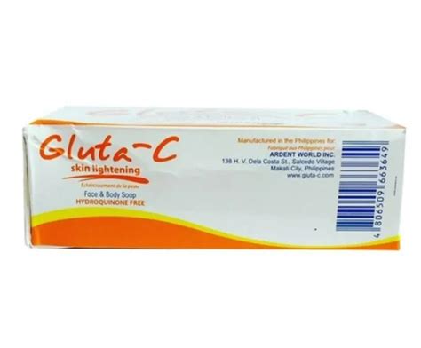 Gluta C Skin Lightening Face Body Soap Glutathione Vitamin C