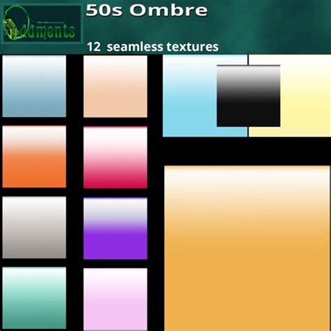 Second Life Marketplace 50s Ombre Patterns