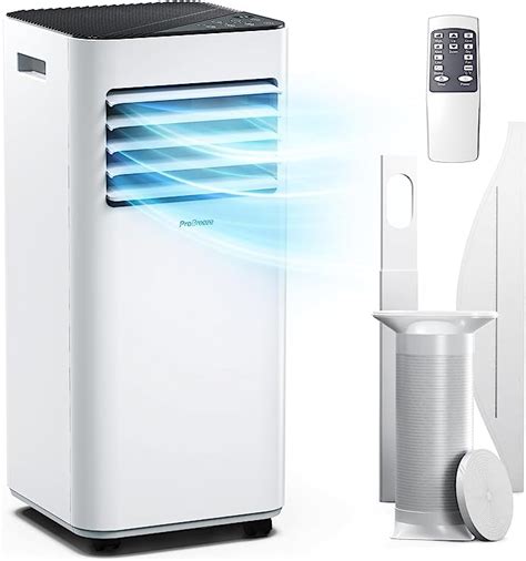 Pro Breeze 4 In 1 Portable Air Conditioner 7000 Btu With Remote Control 24 Hour Timer And Dual