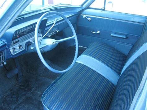 1962 Buick Special Interior With Blue Leather Seats