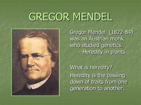 Gregor Mendel