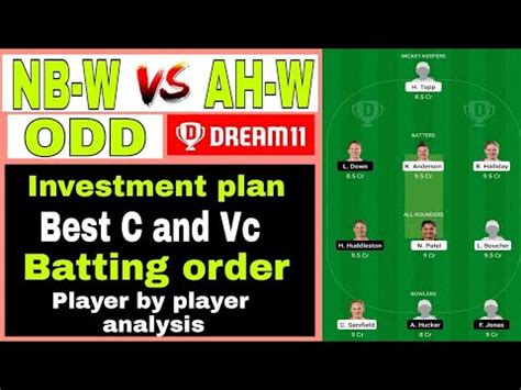 NB W Vs AH W Dream11 Team Prediction NB W Vs AH W Dream11 Team NB W