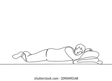 How draw person lying down : 1 723 images, photos et images vectorielles de stock | Shutterstock