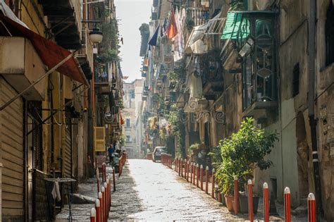 Historic Center of Naples, Italy Editorial Stock Photo - Image of ...