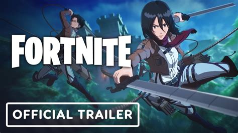 Fortnite Official Eren Jaeger Trailer Youtube