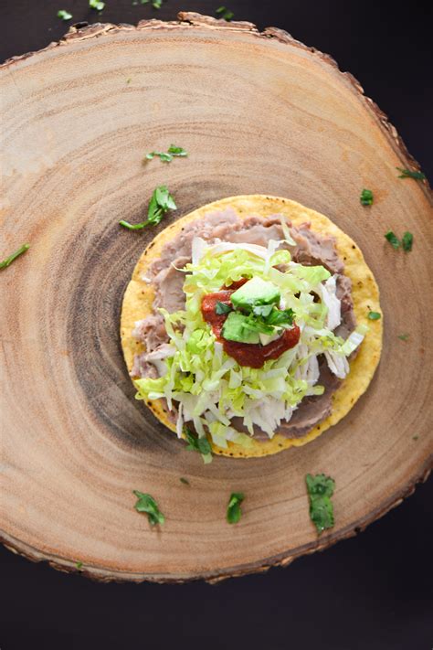 Tostadas With Best Ever Refried Beans Recipe Culinary Mamas