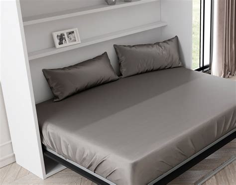 Cama Abatible Vertical Disponible En Diferentes Medidas Y Colores