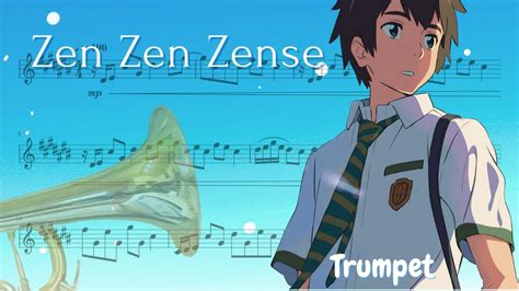 Kimi No Na Wa Your Name Zen Zen Zense Trumpet YouTube