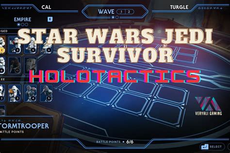 Unlocking The Holotactics Mini Game In Star Wars Jedi Survivor Ricky