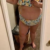 Amazon CUPSHE Women S Plus Size Bikini Set Leaf Lemon Printed Ruffles Swimsuit Clothing