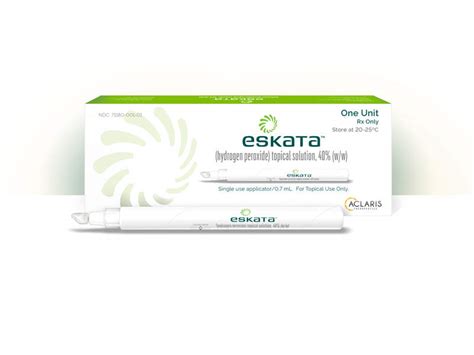 Eskata Hydrogen Peroxide For The Treatment Of Raised Seborrheic Hot