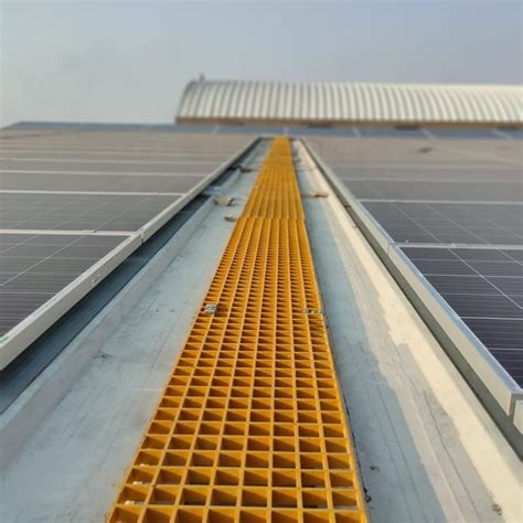 38x38mm Frp Solar Panel Rooftop Walkway For System Maintain Manufacturers Building Material