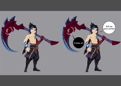 Artstation Kayn From Champion Of League Of Legends