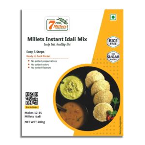 Millets Idli Mix - Wholesome and Delicious South Indian Delicacy at ...