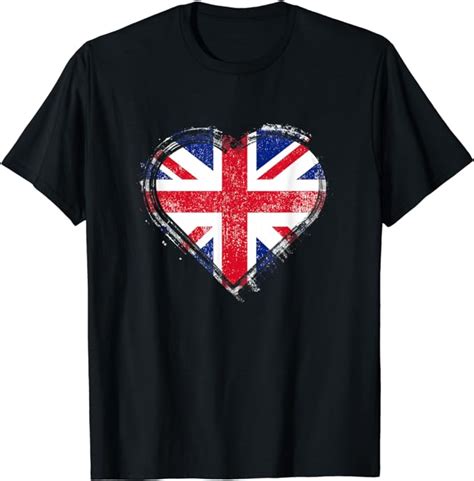 Amazon.com: British Flag TShirt UK Flag T-Shirt: Clothing