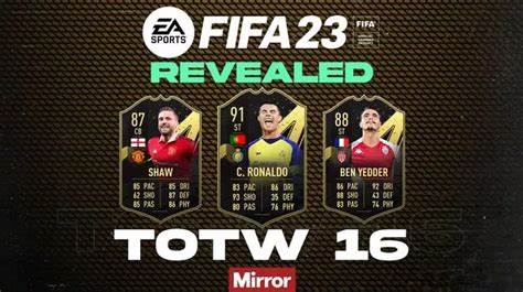 Fifa 23 Totw 16 Squad Revealed With Cristiano Ronaldo And Wissam Ben