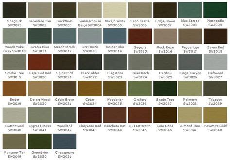 Sherwin Williams Deck And Dock Coating Colors