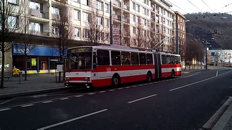 Škoda trolleybus 15Tr in Ústí nad Labem Nordböhmen CZ YouTube