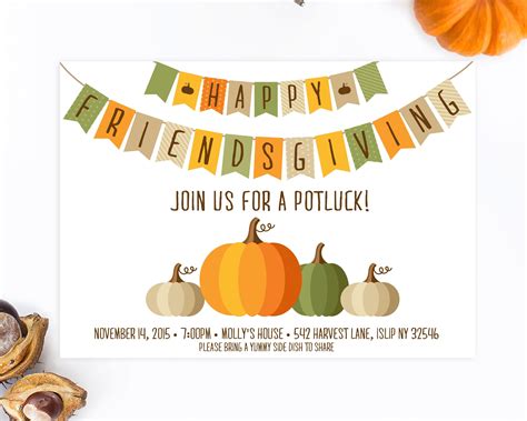 Office Thanksgiving Potluck Invitation Wording - Letter Words Unleashed