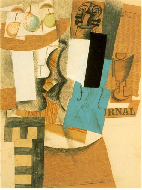 Still Life With Fruit Dish And Mandolin 1919 By Juan Gris Artchive