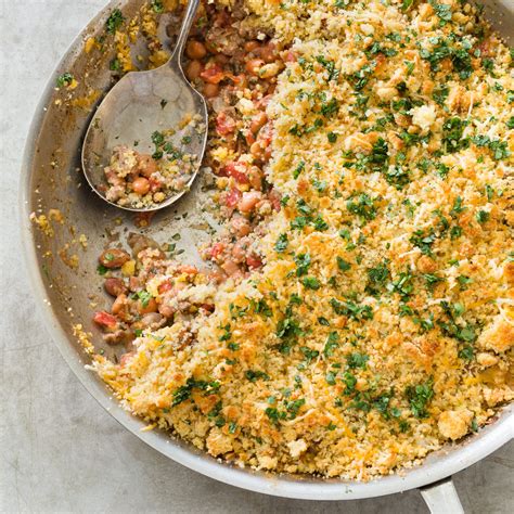 Skillet Tamale Pie This Cheesy Beefy Pie With South Of The Border