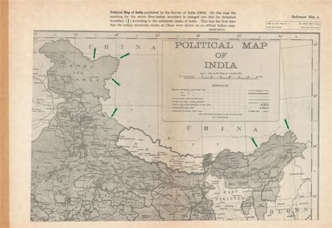 Peking Review And Sino Indian Border Dispute Geographicus Rare