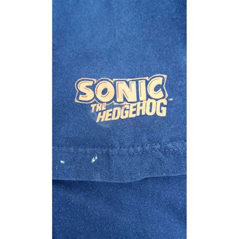 Vintage Sega Sonic The Hedgehog T Shirt Gem