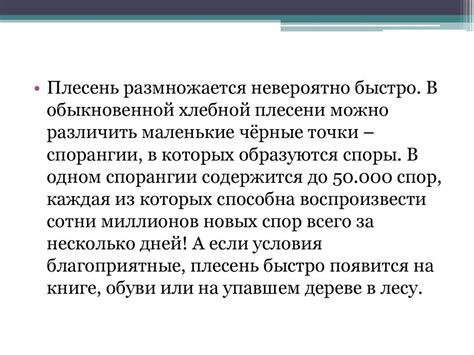 Плесень - презентация онлайн