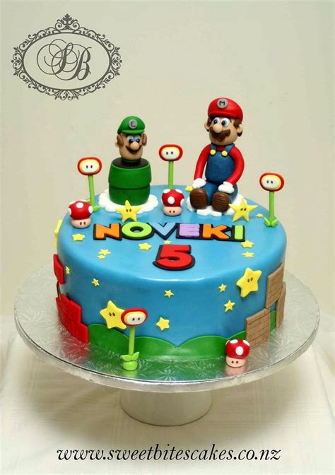 Super Mario Bros Cake Birthday Party Kids Boys Cakes Boys