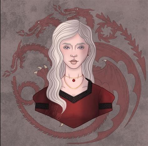 Princess Aerea Targaryen By Laura Rimaginarywesteros