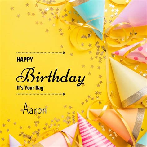 Happy Birthday Aaron Images