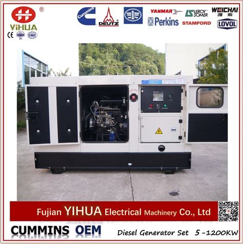 10kw 12kw 16kw 20kw Auto Start Open Silent Type Gen Set Powered By