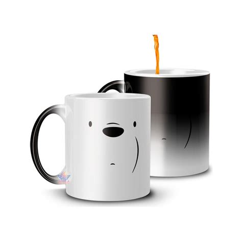 Tazas Mágica Osos Escandalosos Combo Set 3 Polar Panda Pardo