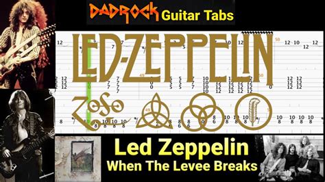 When The Levee Breaks Led Zeppelin Slide Guitar Bass Tabs Lesson