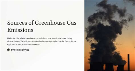 Sources of Greenhouse Gas Emissions