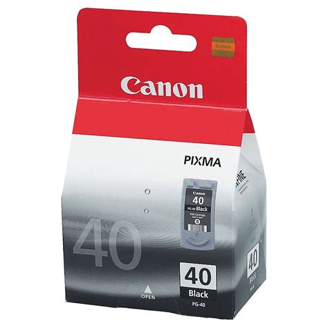 Canon Pixma Pg 40 Ink Cartridge Long Lasting Smear Resistant Black