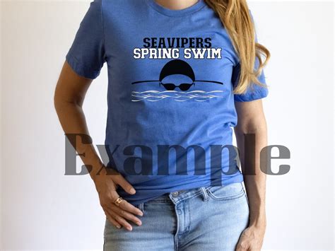 Custom Swim Team Shirt Swim Team Tshirt Swim Team T Shirt