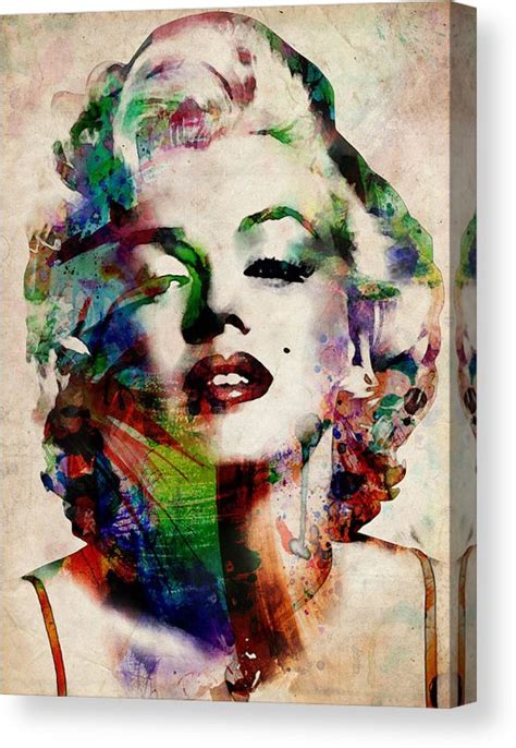 Marilyn Monroe Canvas Print P Edstavuj C Digit Ln Um N Marilyn Od