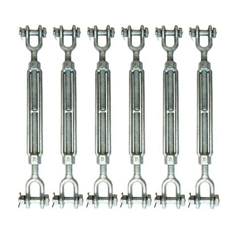 Din Marine Galvanized Drop Forged M Clevis Jaw And Jaw Turnbuckle