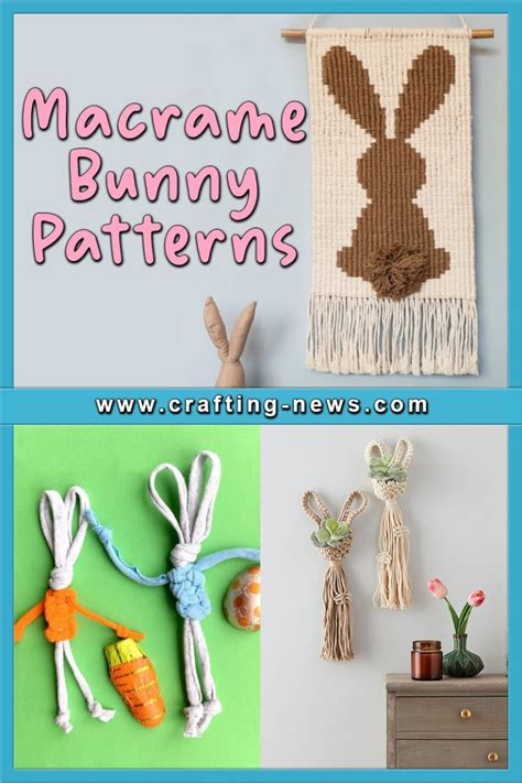 10 Macrame Bunny Patterns Crafting News